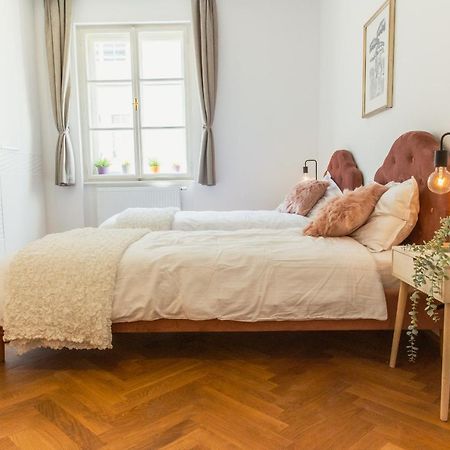 Top Location City Centre Condo In Historic Building With Free Garage Parking ลูบลิยานา ภายนอก รูปภาพ